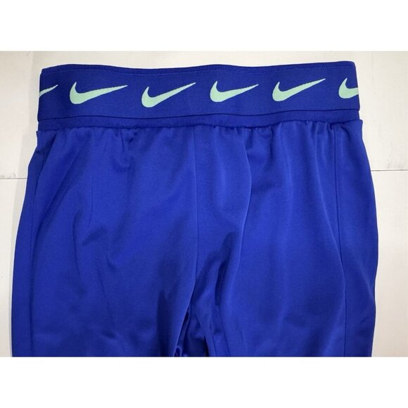 Nike Swoosh Just Do It Track Pants Jogger Trousers Youth Girls Medium Blue - Picture 10 of 10